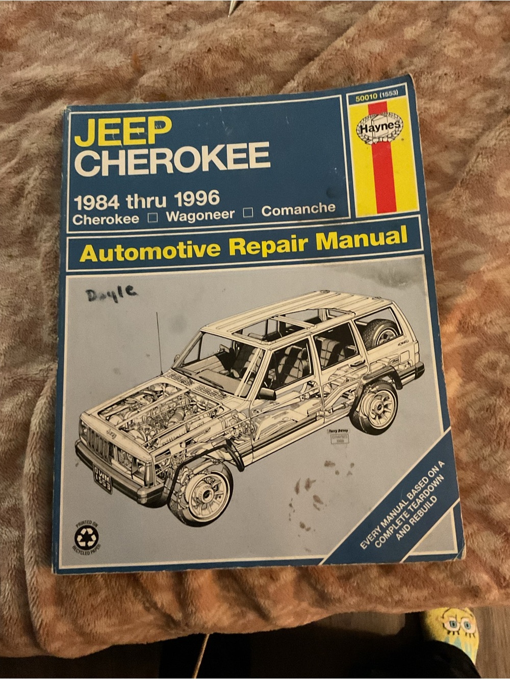 Haynes JEEP CHEROKEE 1984 thru 1996 Automotive Repair Manual